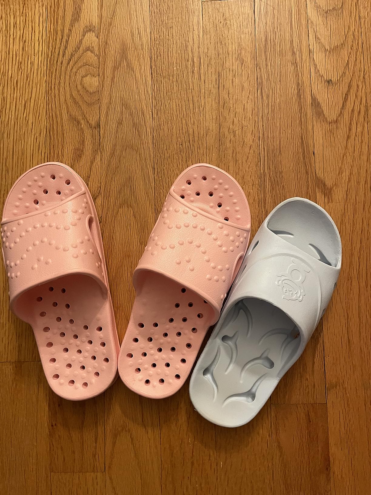 shevalues Shower Shoes for Women Men with Arch Support Quick Drying Pool Slides Lightweight Beach Sandals with Drain Holes customer photo 2