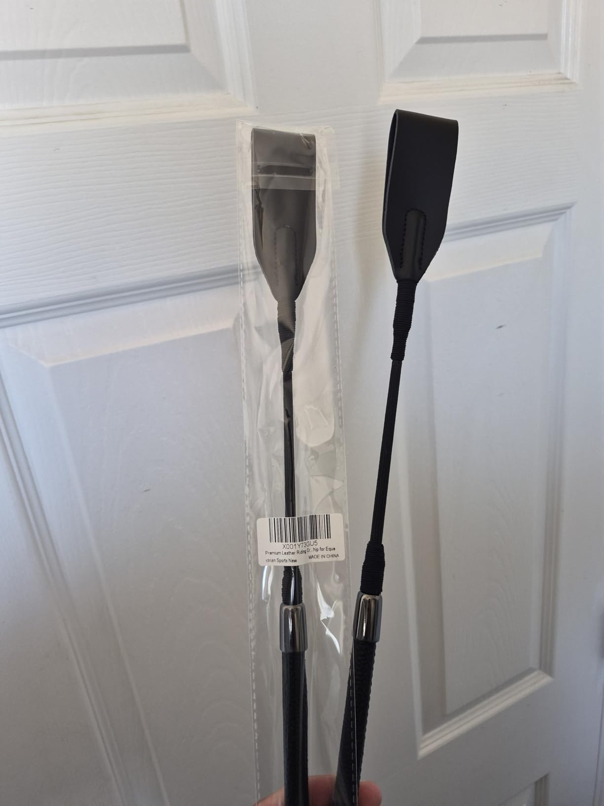 Premium Leather Riding Crop Horse Whip for Equestrian Sports customer photo 1