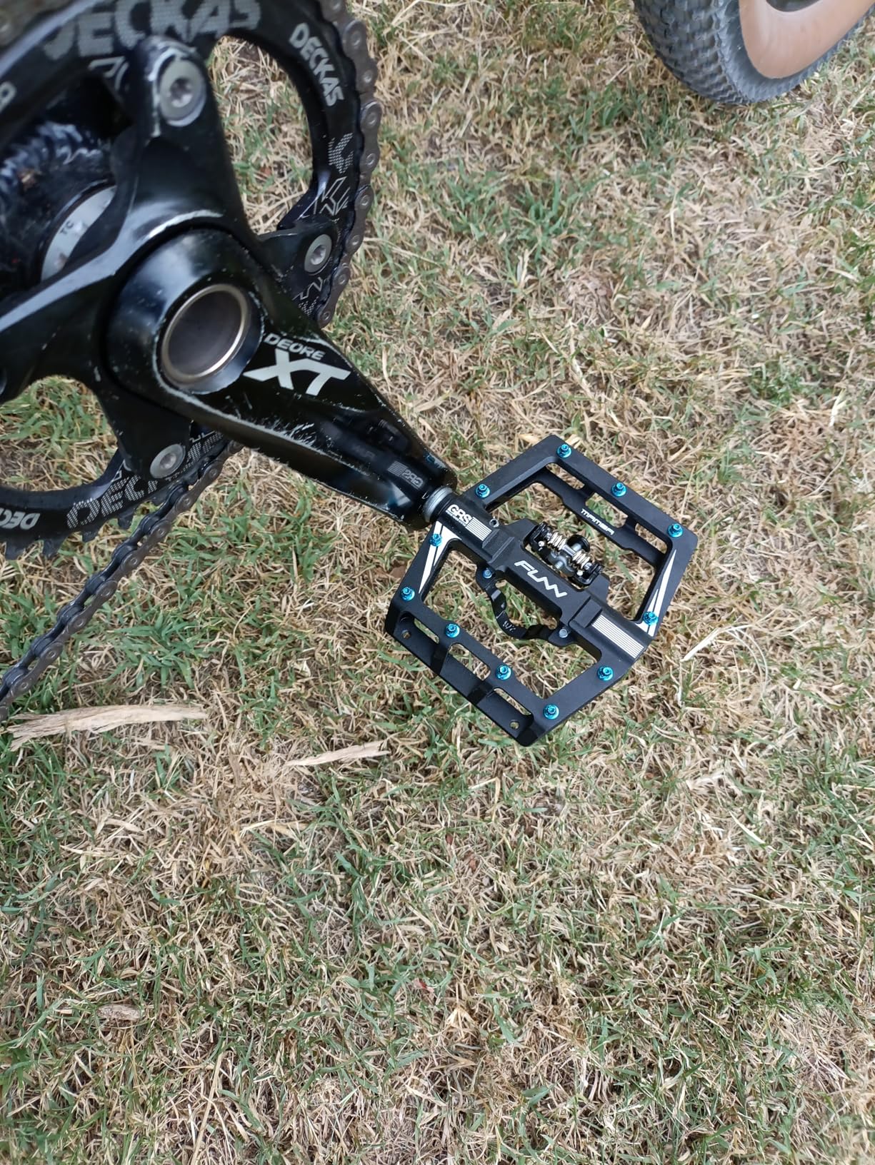 Funn Mamba MTB Clipless Pedals, Single Sided Clip Mountain Bike Pedals, Compatible with SPD Cleats customer photo 2