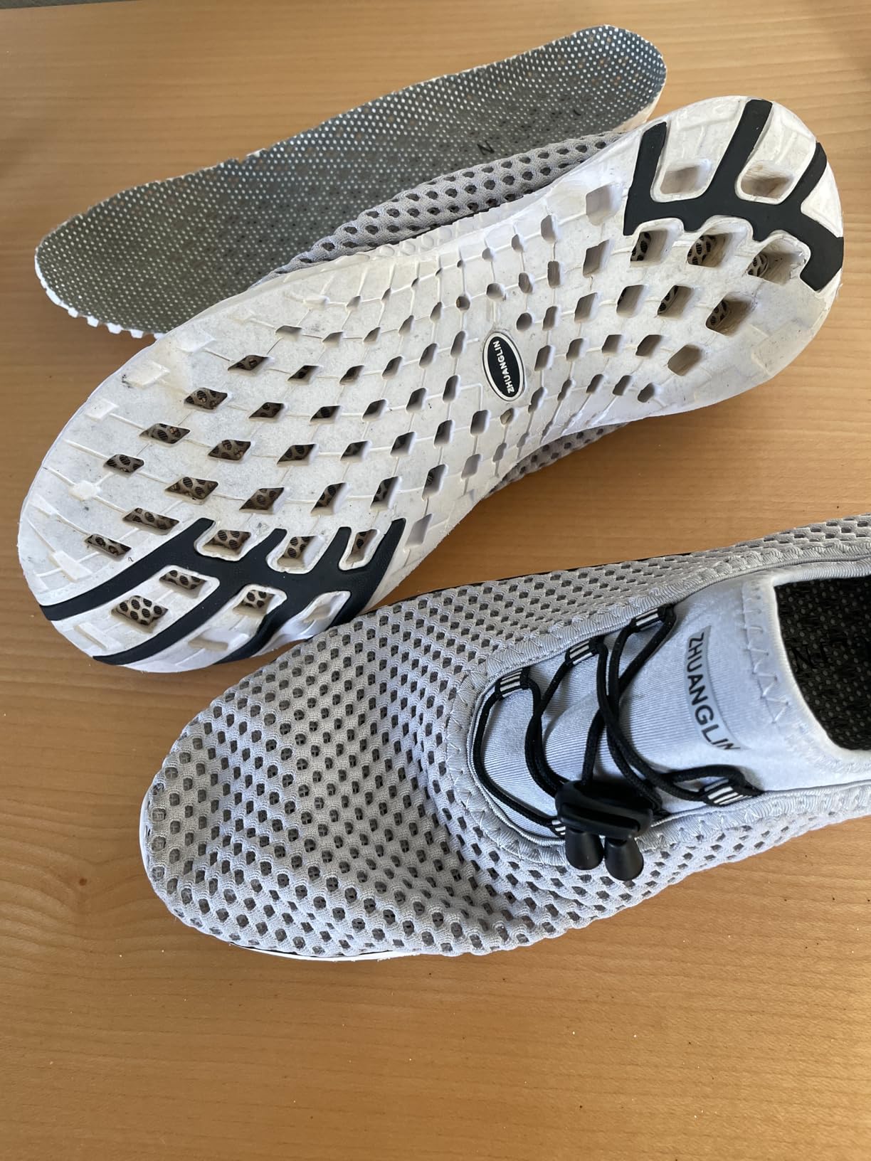 Men's Quick Drying Aqua Water Shoes,3-Second Drainage & All-Terrain for Swimming,Hiking,Yoga customer photo 1