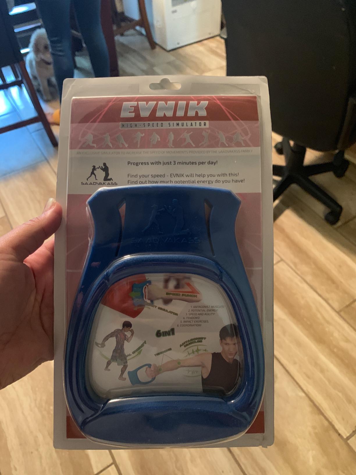 Evnik-1 High Speed Simulator - SwiftPunch Trainer - Unparalleled Exercises - Rapid-Fire Power Punches - Unleash Short-Distance Speed - Ultimate Boxing Training Aid! customer photo 1