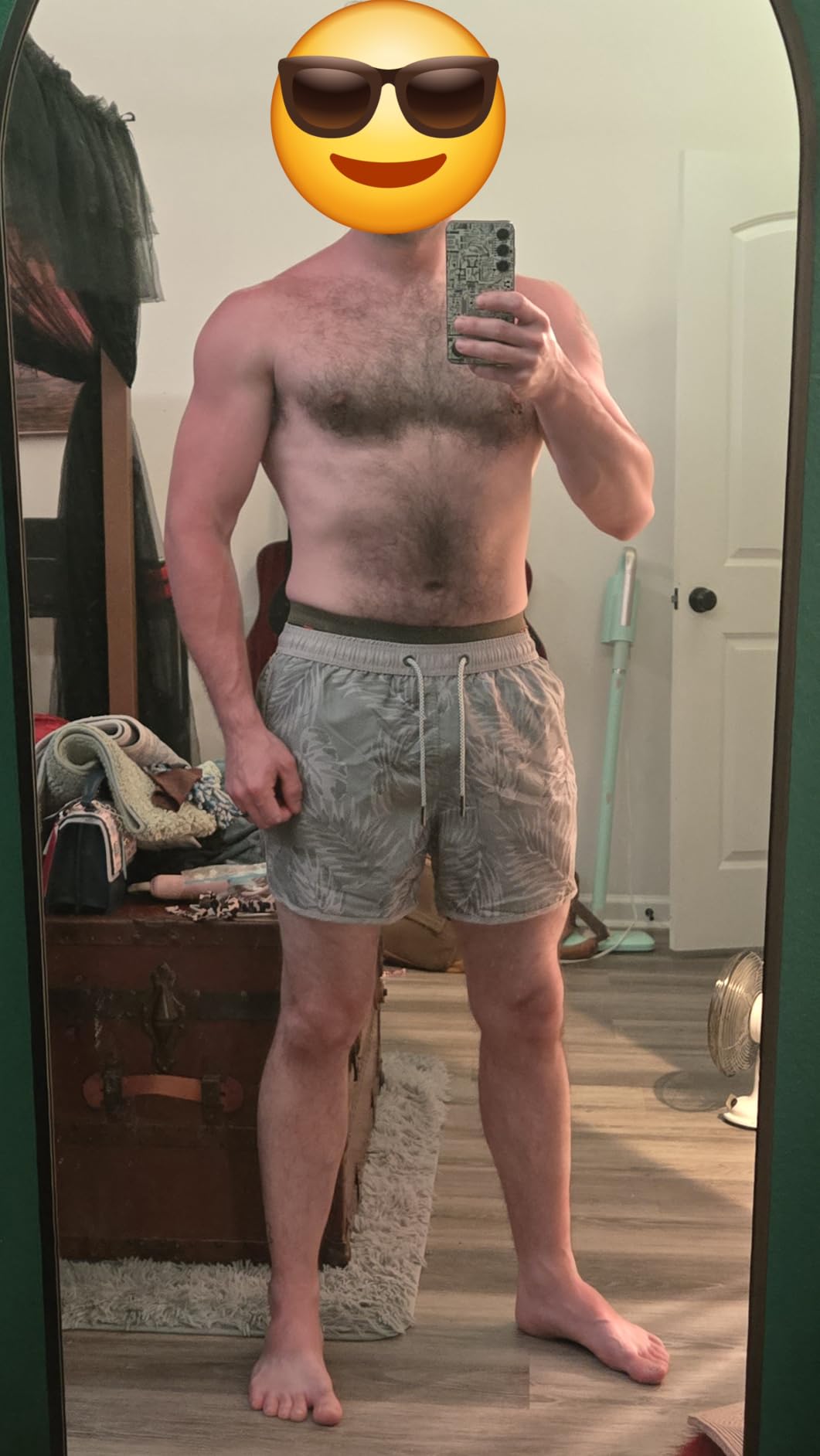 maamgic Mens Boys Short 80s 90s Vintage Swim Trunks with Mesh Lining Quick Dry Swim Suits Board Shorts customer photo 2