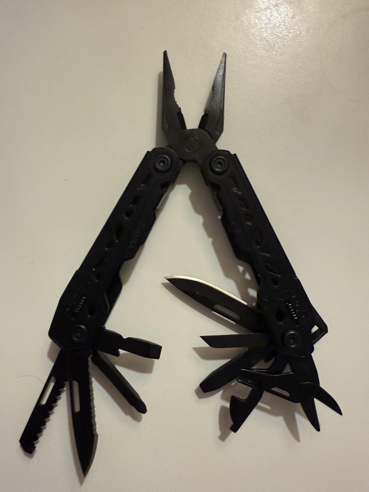 Gerber Gear Truss 17-in-1 EDC Needle Nose Pliers Multi tool - includes Pocket Knife, Screwdriver, and Bottle Opener Accessories - Fishing and Camping Gear - Gray with Standard Sheath customer photo 1