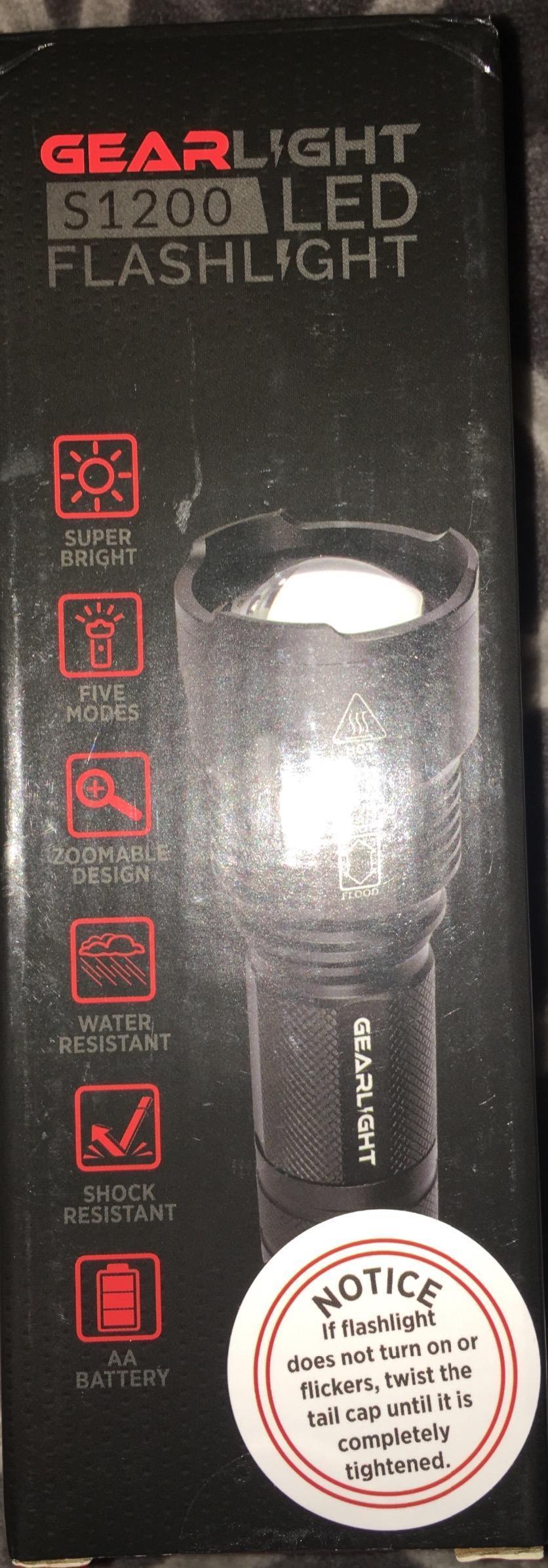 LED Flashlight High Lumens, Tactical Flashlight Battery Powered, Bright Handheld Flashlight for Camping, Hunting, Home, Security, Hiking, Walking at Night & Emergency Use customer photo 1