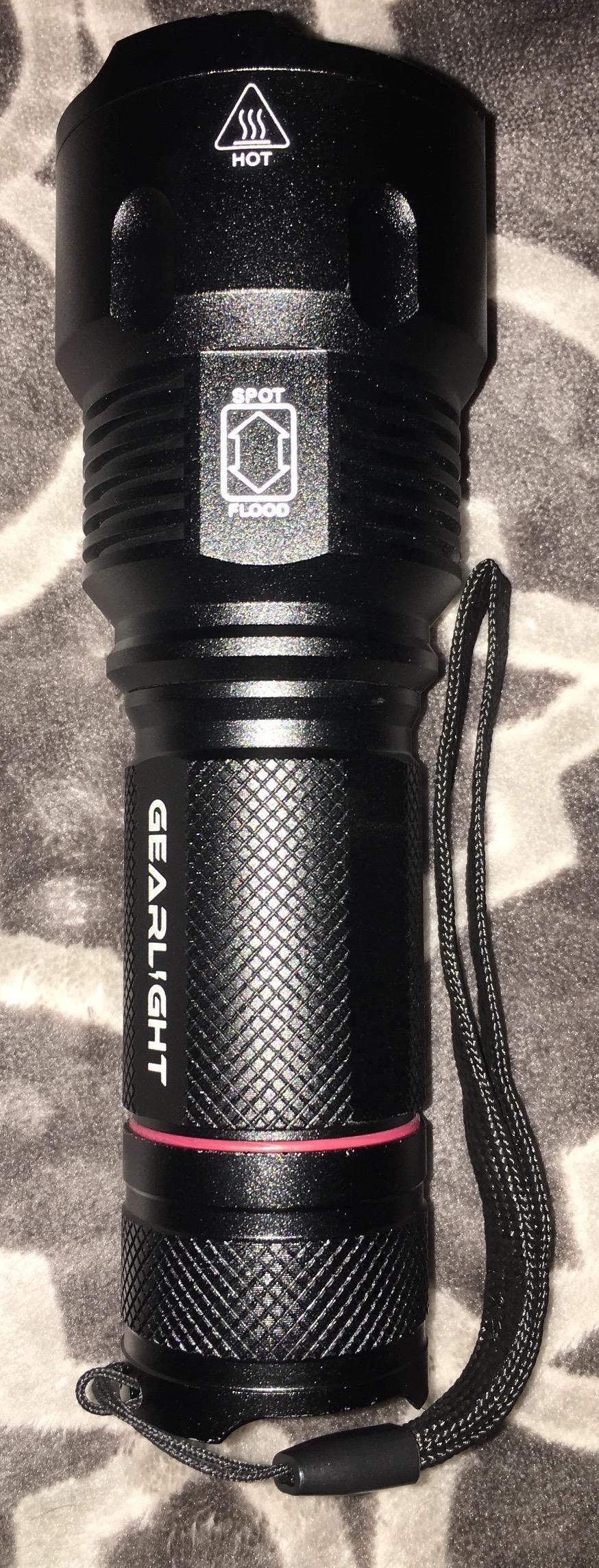 LED Flashlight High Lumens, Tactical Flashlight Battery Powered, Bright Handheld Flashlight for Camping, Hunting, Home, Security, Hiking, Walking at Night & Emergency Use customer photo 2