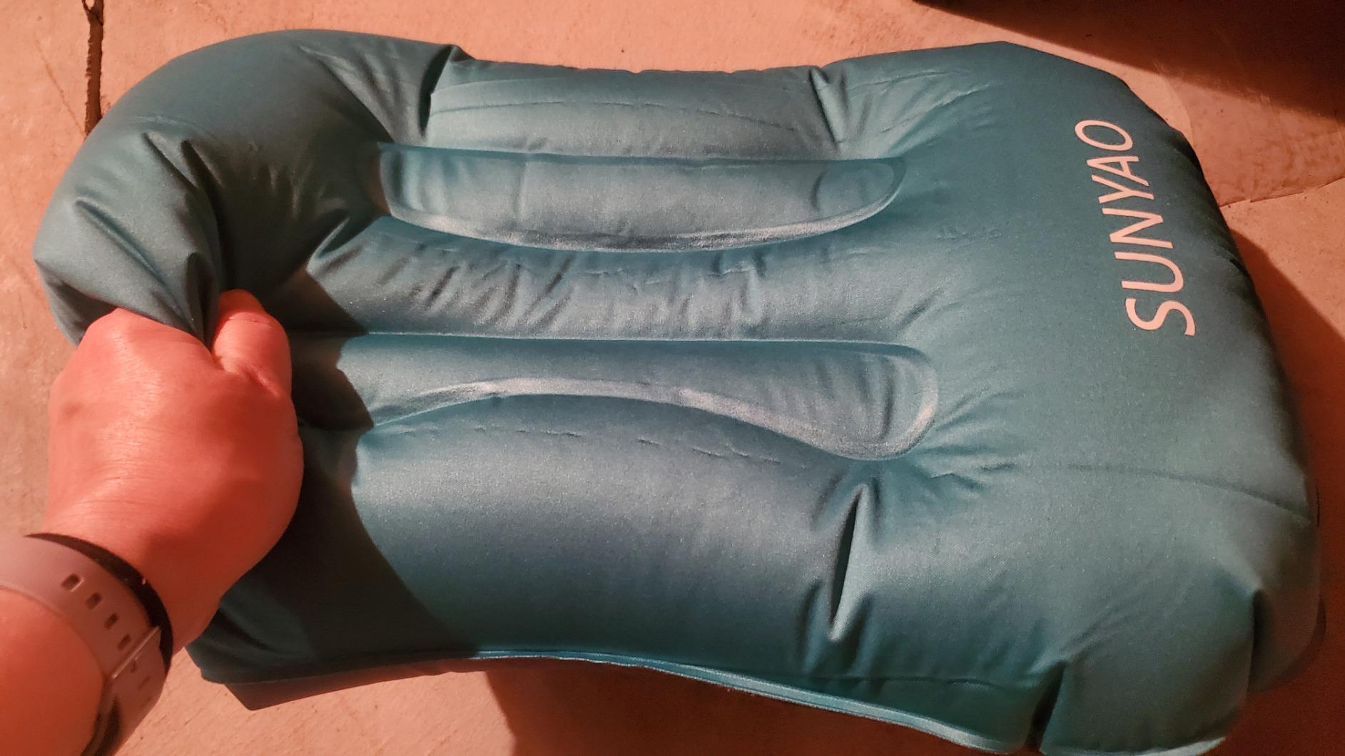 Ultralight Inflatable Camping Pillows - Compressible, Compact, Inflatable, Comfortable, Ergonomic Pillow for Neck & Lumbar Support While Camping, Backpacking, Hiking customer photo 2