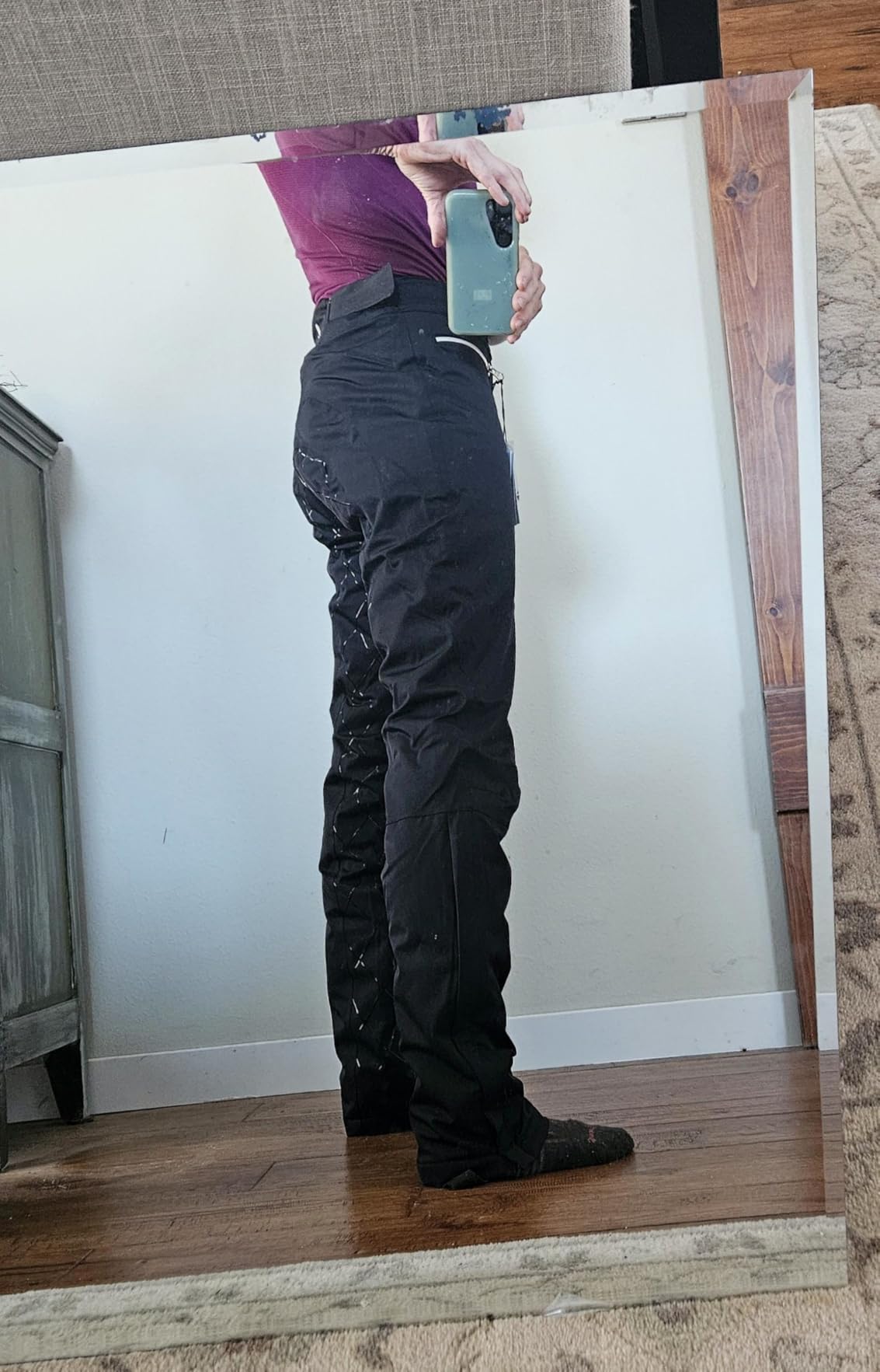 HORZE Adeline Women's Waterproof & Windproof Padded Breeches - Full Seat Silicone Grip, Bootcut, Winter Riding Pants customer photo 1