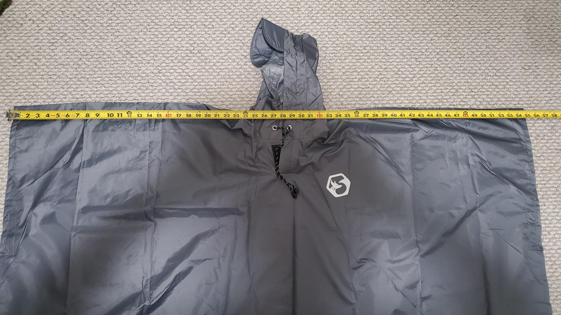 Foxelli Rain Poncho for Adults - Extra Long Reusable Waterproof Raincoat with Hood, Lightweight for Hiking, Camping, Outdoors customer photo 1