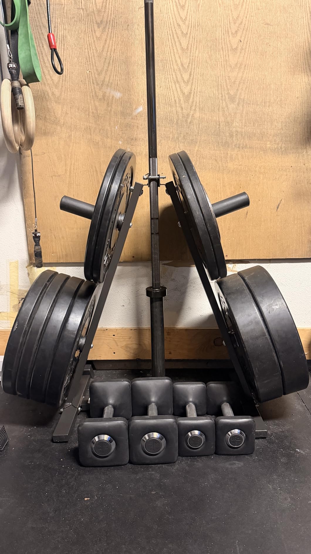 Marcy Olympic Weight Plate Tree for 2-Inch Plates Weight Storage Rack customer photo 1