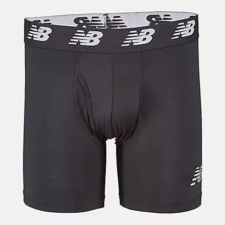 New Balance Men's Performance Boxer Briefs with Fly, Breathable Stretch Underwear, Moisture Wicking, Soft Waistband (3 Pack) customer photo 1