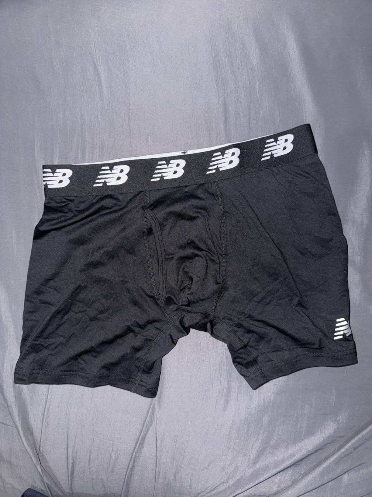 New Balance Men's Performance Boxer Briefs with Fly, Breathable Stretch Underwear, Moisture Wicking, Soft Waistband (3 Pack) customer photo 2