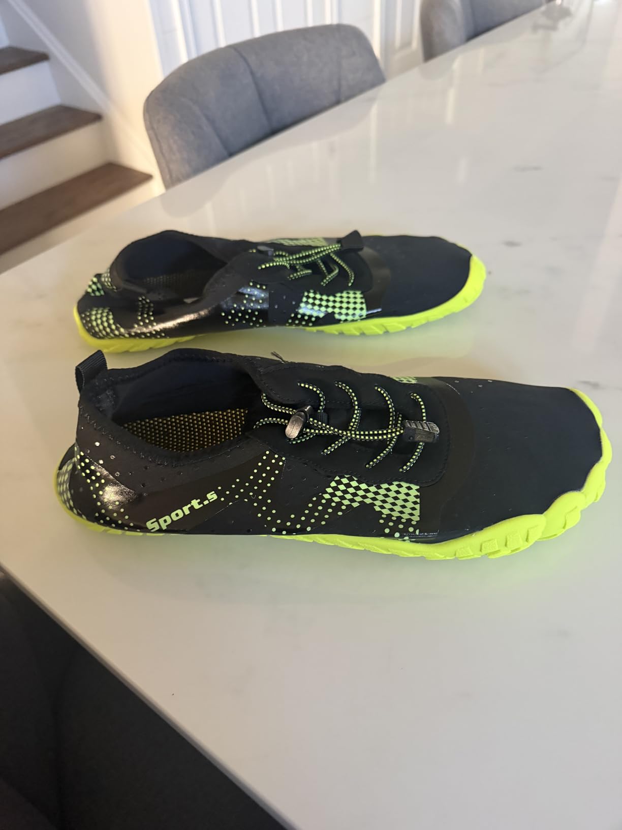 Water Shoes for Men Barefoot Quick-Dry Aqua Sock Outdoor Athletic Sport Shoes for Kayaking, Boating, Hiking, Surfing, Walking customer photo 2