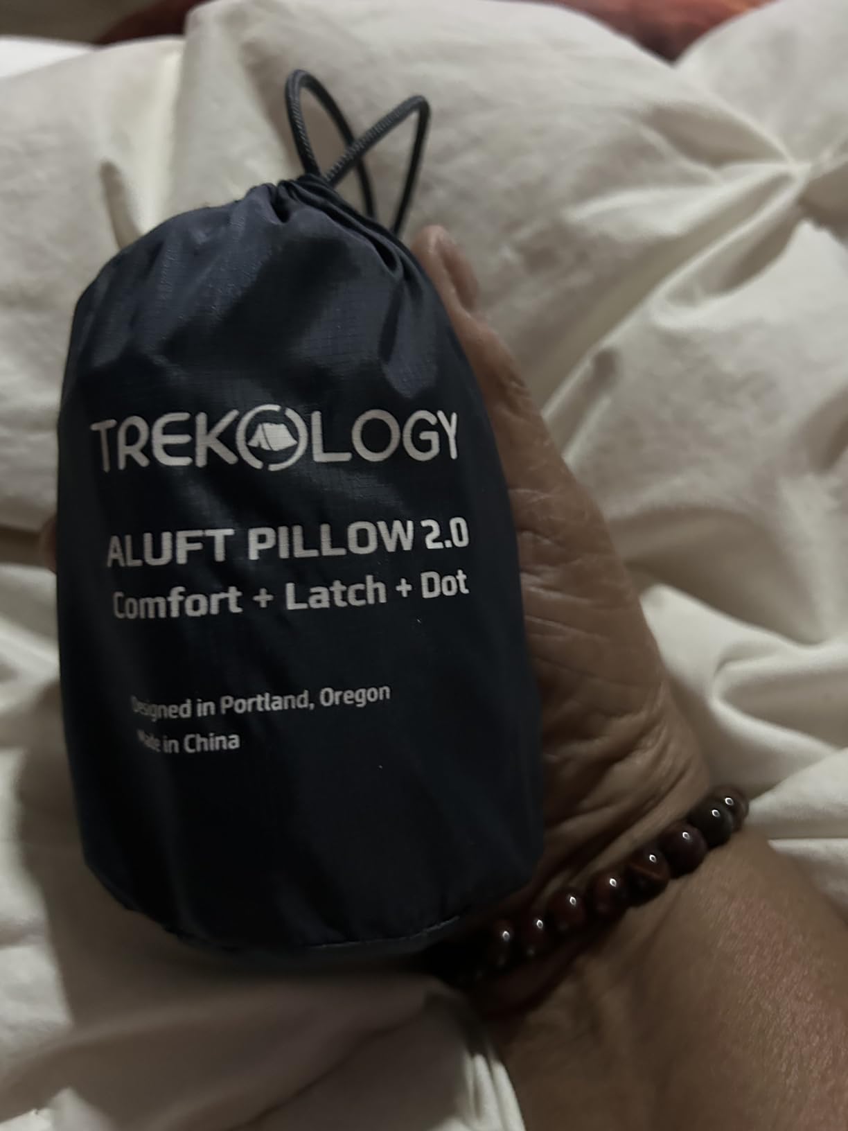 TREKOLOGY Ultralight Inflatable Camping Travel Pillow - ALUFT 2.0 Compressible, Compact, Comfortable, Ergonomic Inflating Pillows for Neck & Lumbar Support While Camp, Hiking, Backpacking customer photo 2