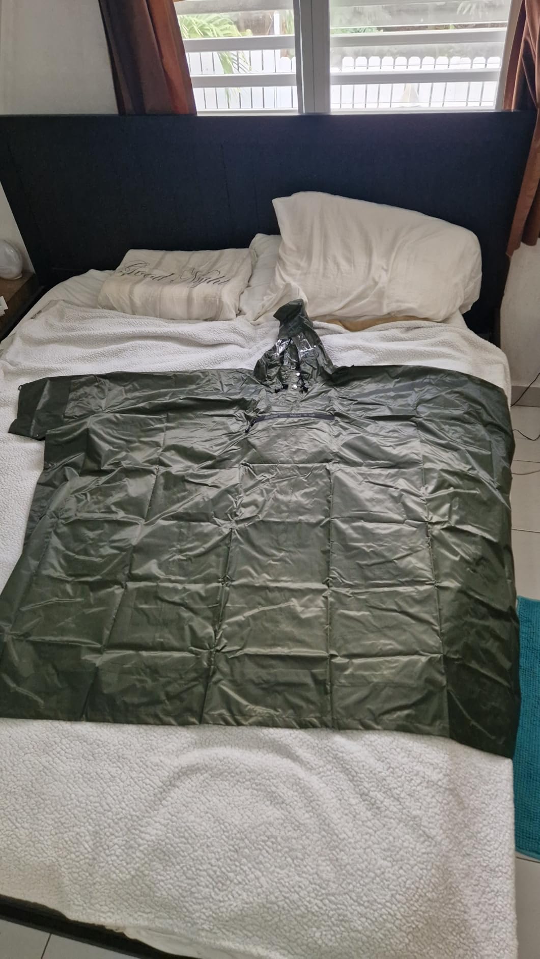 Waterproof Rain Poncho for Adults Unisex, 230T Ripstop Polyester, Raincoat Gear with Transparent Viewing Window Outdoors customer photo 2