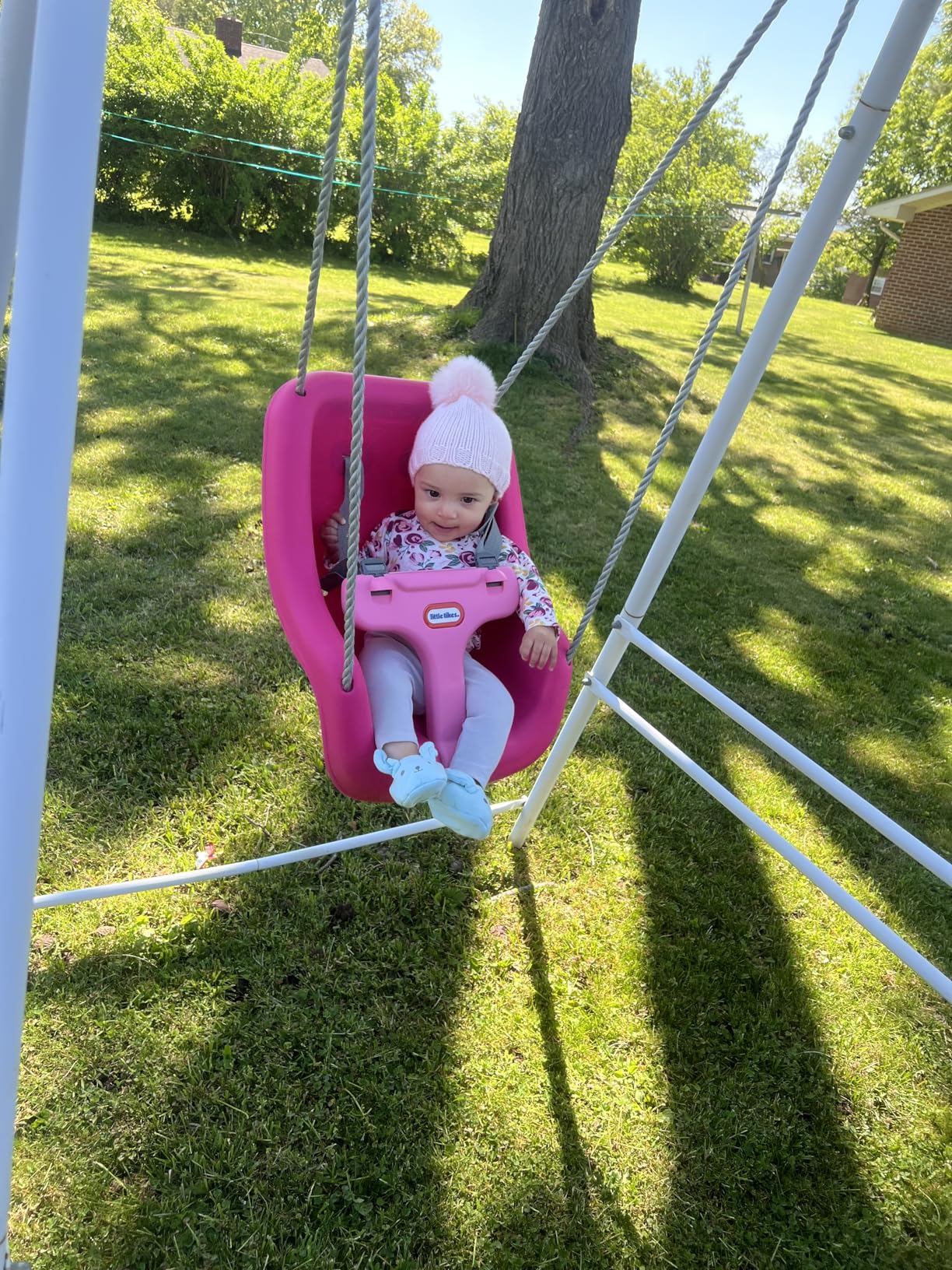 Little Tikes 2-in-1 Snug 'n Secure Swing, Magenta customer photo 1