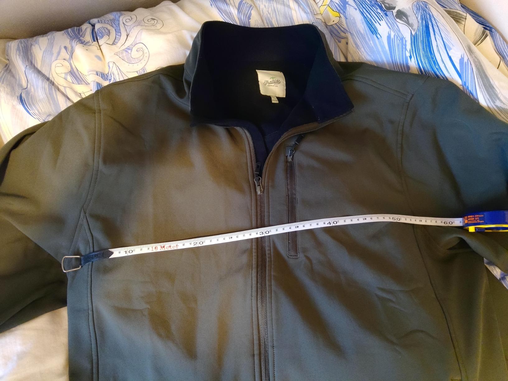 Men's Softshell Jacket Fleece Lined Windbreaker, Lightweight Water Resistant Winter Coat customer photo 2