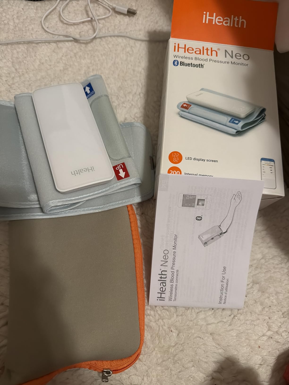 iHealth Neo Wireless Blood Pressure Monitor, Upper Arm Cuff, Bluetooth Blood Pressure Machine, Ultra-Thin & Portable, App-Enabled for iOS & Android customer photo 1