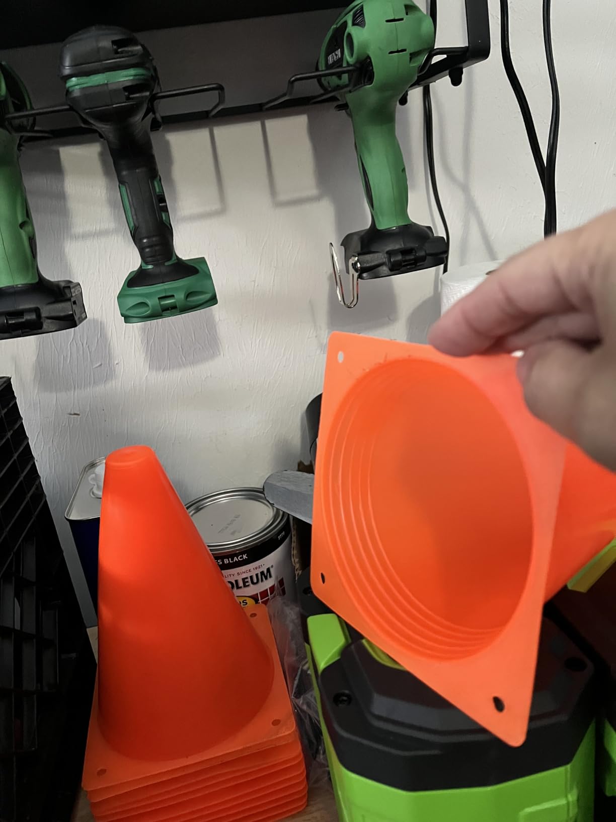 Mirepty 7 Inch Plastic Traffic Cones Sport Training Agility Marker Cone for Soccer, Skating, Football, Basketball, Indoor and Outdoor Games customer photo 1