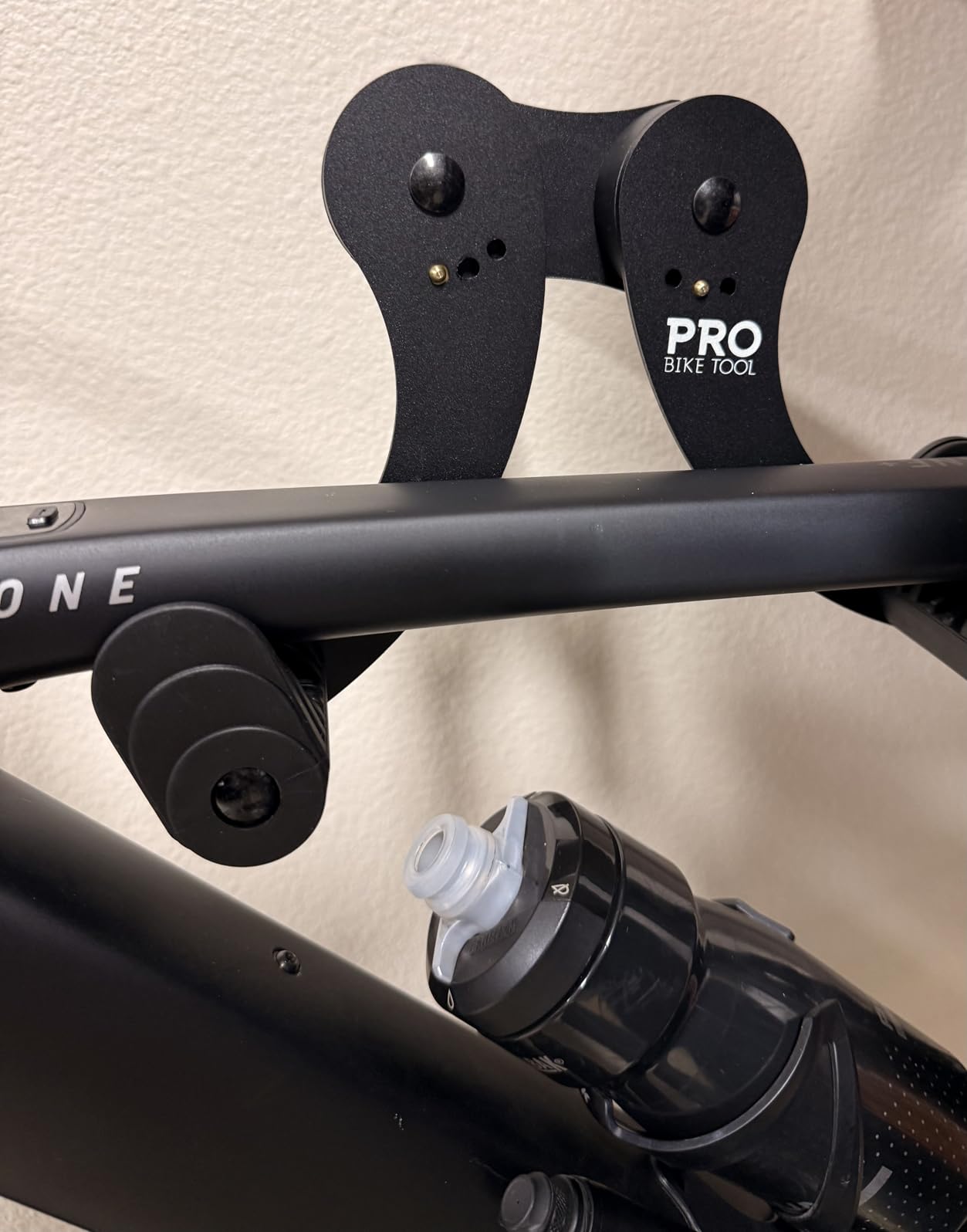 PRO BIKE TOOL Bike Wall Mount - Bike Rack for Garage Wall Mount - Horizontal Bike Storage Rack for Indoor Bicycle Storage - Wall Mounted Bike Hanger for Road, Mountain & Hybrid Bikes customer photo 1