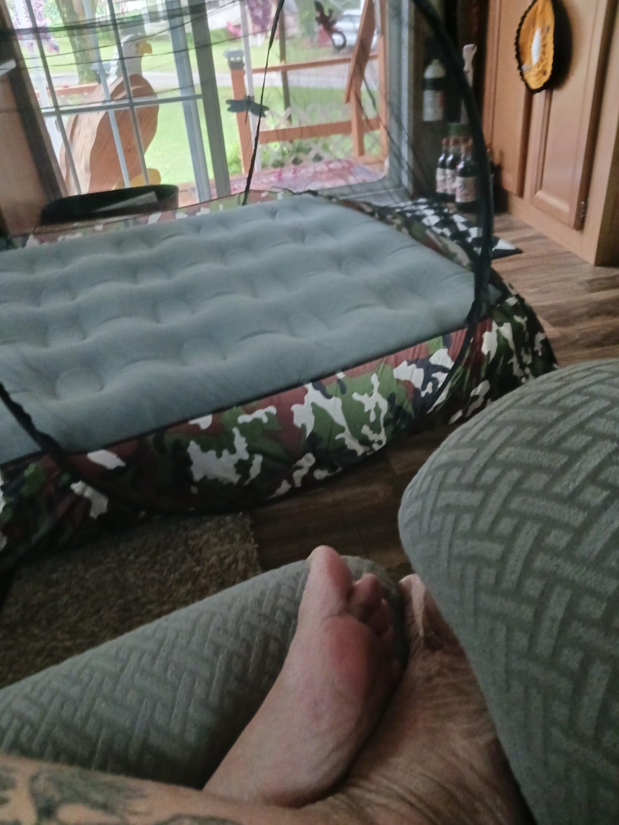 EnerPlex Camping Air Mattress with Built in Pump - Queen Blow Up Mattress for Travel & Guests - Portable Bed for Adults and Kids - Grey customer photo 2
