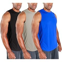 DEVOPS 3 Pack Sleeveless Men's Muscle Shirts Dry Fit Tank Top for Gym Workout, Training, Running, Quick Dry Activewear customer photo 1