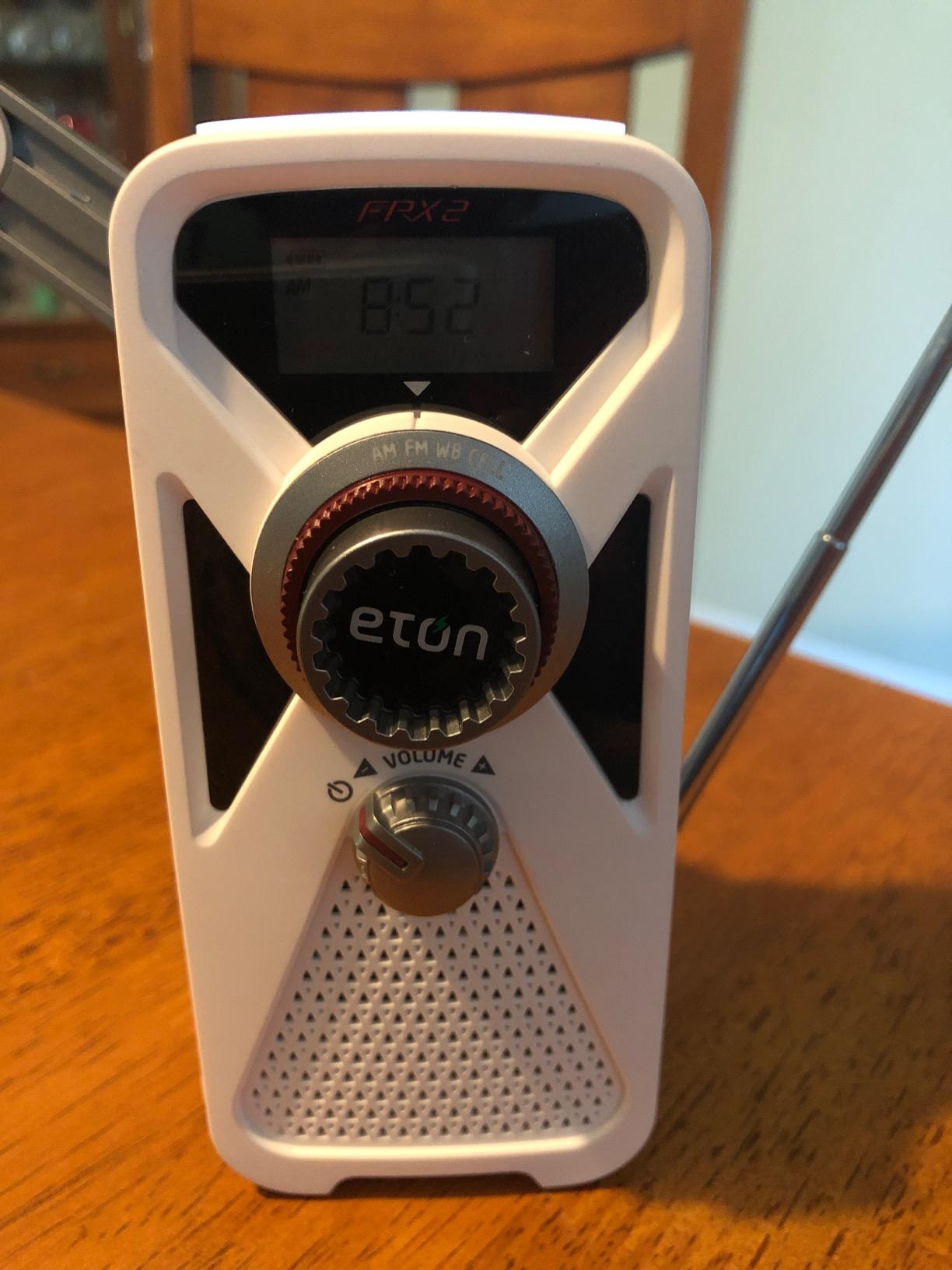 American Red Cross FRX2 Hand Turbine AM/FM/NOAA Weather Radio with USB Smartphone Charger and LED Flashlight | weather-radios customer photo 1