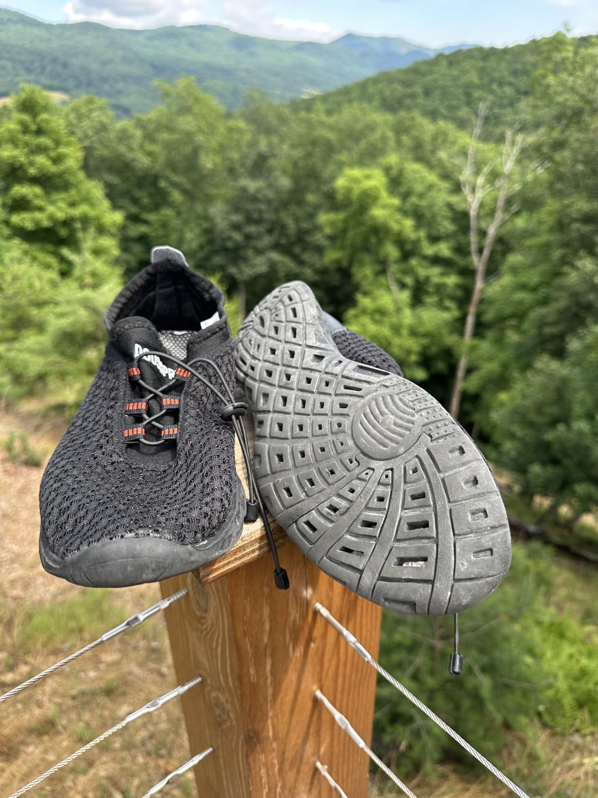 DOUSSPRT Men's Water Shoes Quick Drying Sports Aqua Shoes customer photo 2
