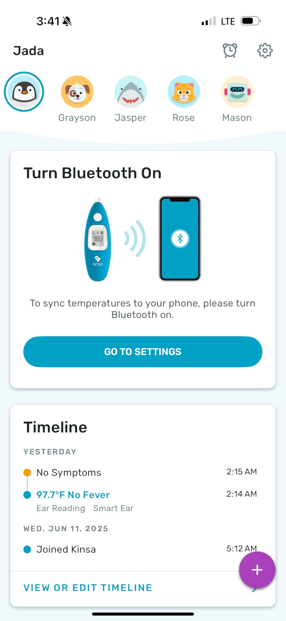 Kinsa Smart Ear Thermometer for Adults, Kids and Babies, Infrared in-Ear Digital Thermometer, App-Connected Fever and Symptom Tracking, 1-Second Accurate Readings customer photo 1