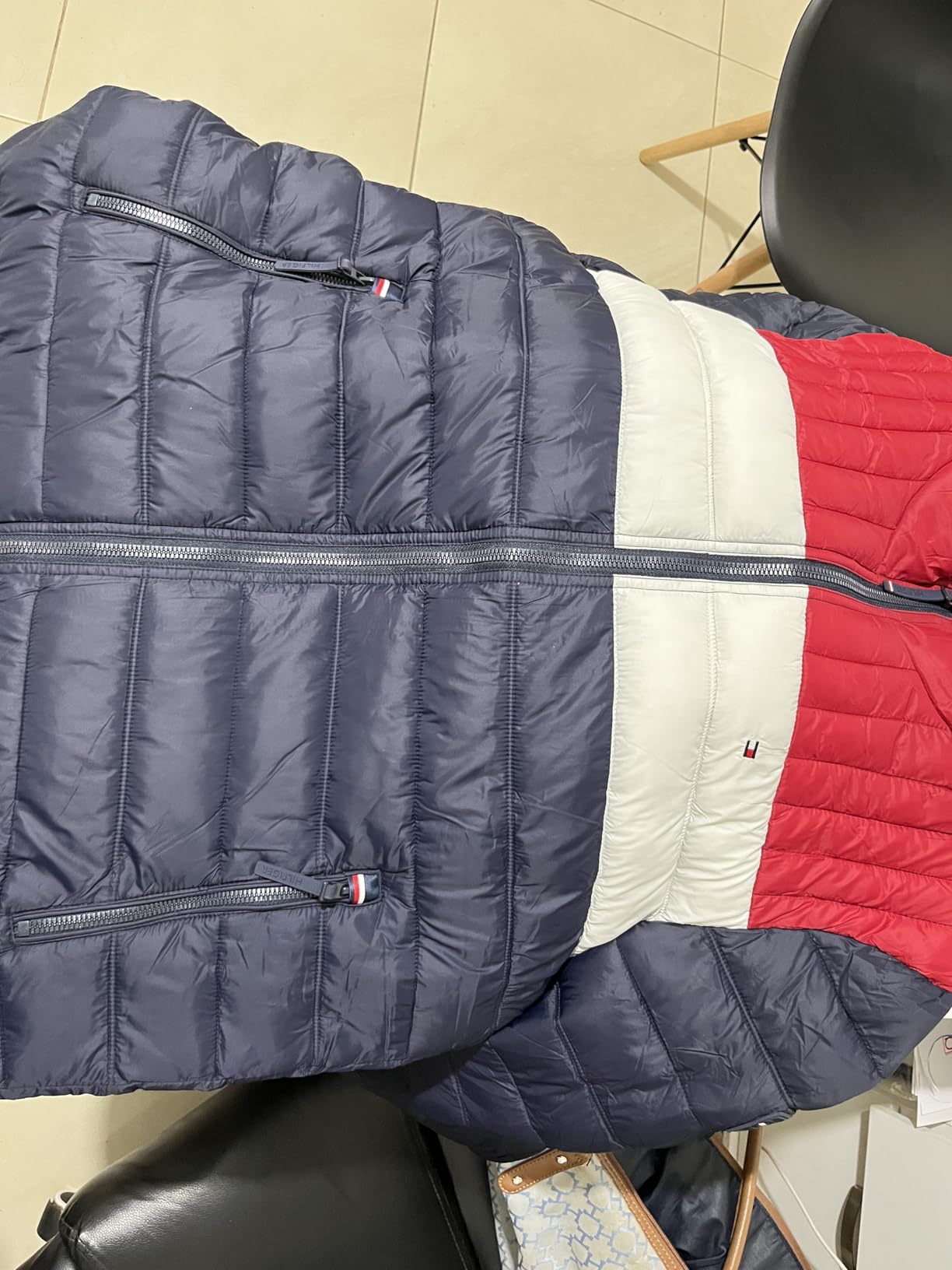 Tommy Hilfiger Men's Tommy Hilfiger Men's Water Resistant Ultra Loft Filled Hooded Puffer Jacket customer photo 2