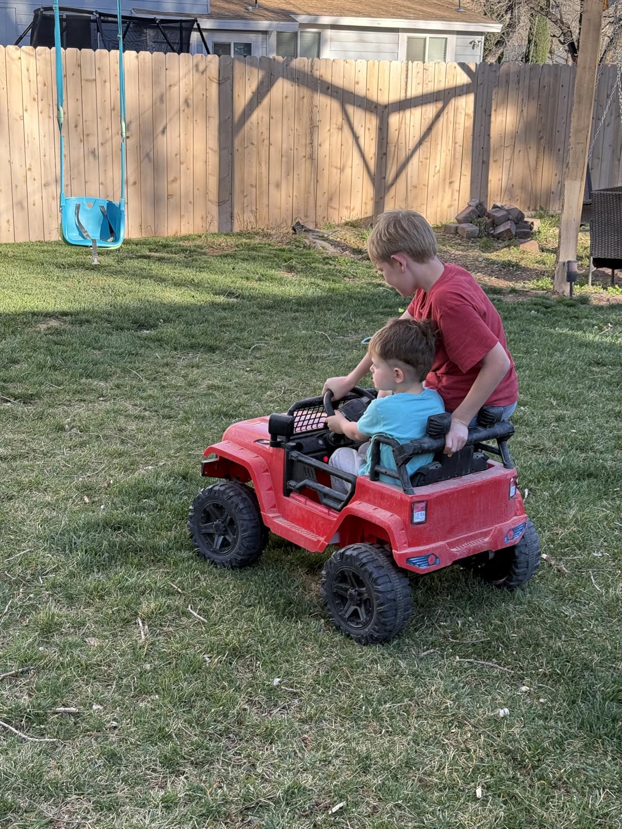 Best Choice Products 12V Kids Electric Vehicle Toy Ride On Car with Parent Remote Control for Toddlers, Seat Harness, 61 lbs Weight Capacity, Locking Doors, Spring Suspension, Bluetooth customer photo 2