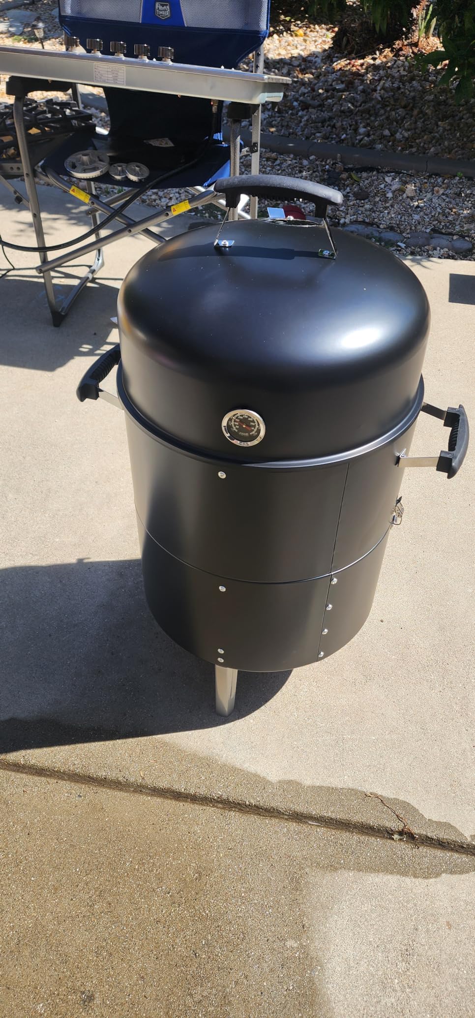 Realcook Charcoal BBQ Smoker Grill - 20 Inch Vertical Smoker for Outdoor Cooking customer photo 2