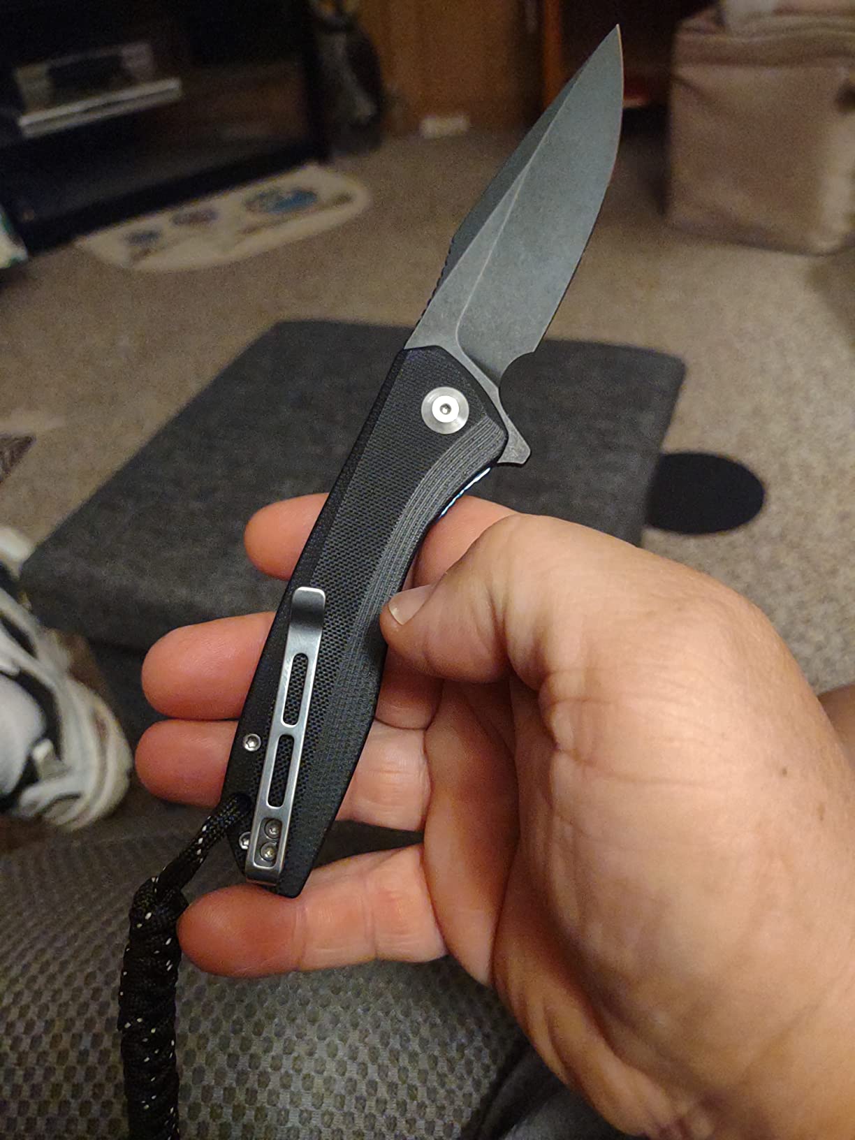 CIVIVI Folding Pocket Knife Baklash C801H (Double Black) customer photo 1