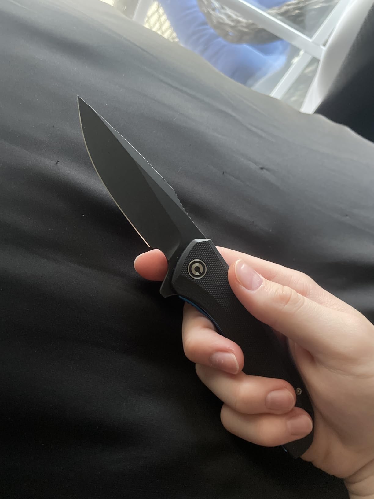 CIVIVI Folding Pocket Knife Baklash C801H (Double Black) customer photo 2