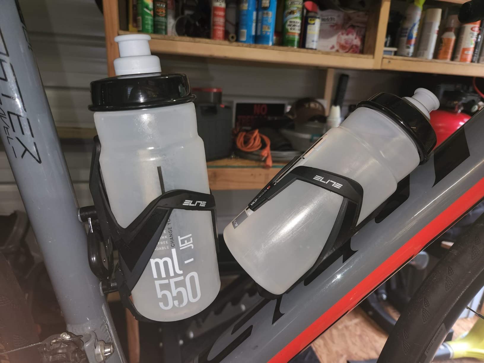 Elite Vico Carbon Bottle Cage - Ultra-Lightweight Italian Carbon Fiber Cycling Water Bottle Holder - Multiple Colors customer photo 2