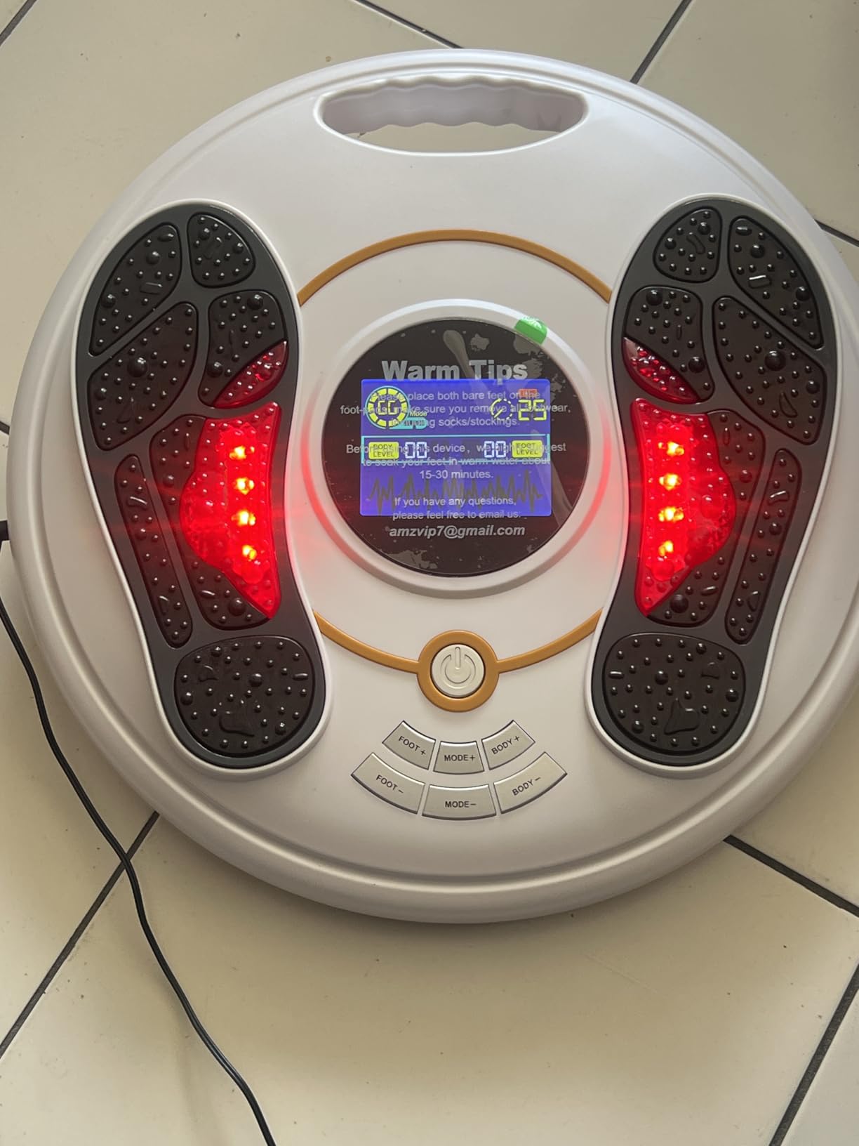 OSITO Circulation System & Nerve Muscle Stimulator - Improves Foot Circulation and Neuropathy, Relieves Feet Legs Pains, Relaxes and Massages Body with TENS Unit & EMS, Clinical-Proven Effective customer photo 1