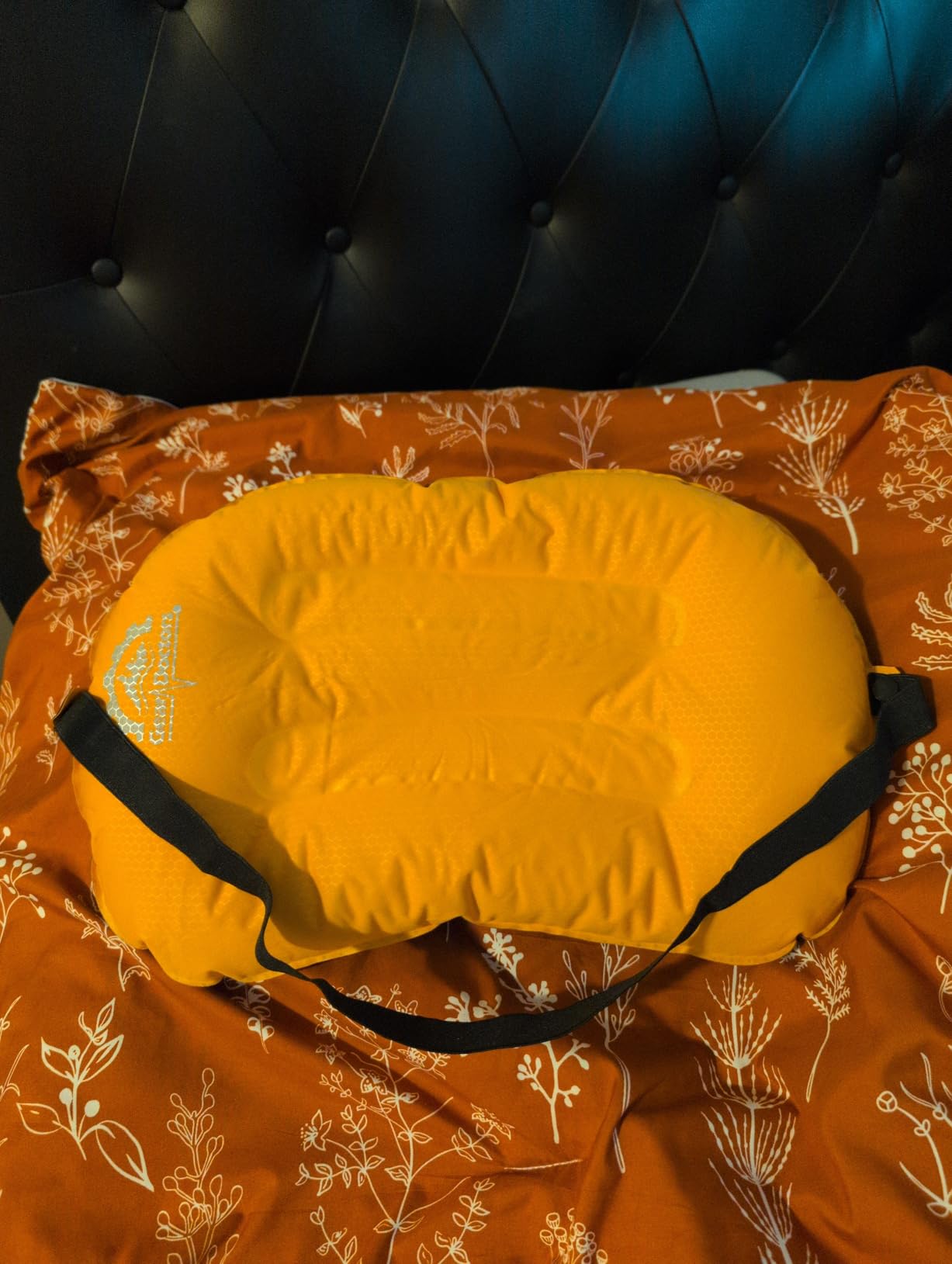 Gear Doctors 3.5oz Compact Ultralight Inflatable Camping Pillow - Inflatable Camp Pillow - Backpacking Pillows Ultralight - Camping Pillows for Sleeping, Hiking, Travel, Beach, Office, Neck, Lumbar [Teal] customer photo 1