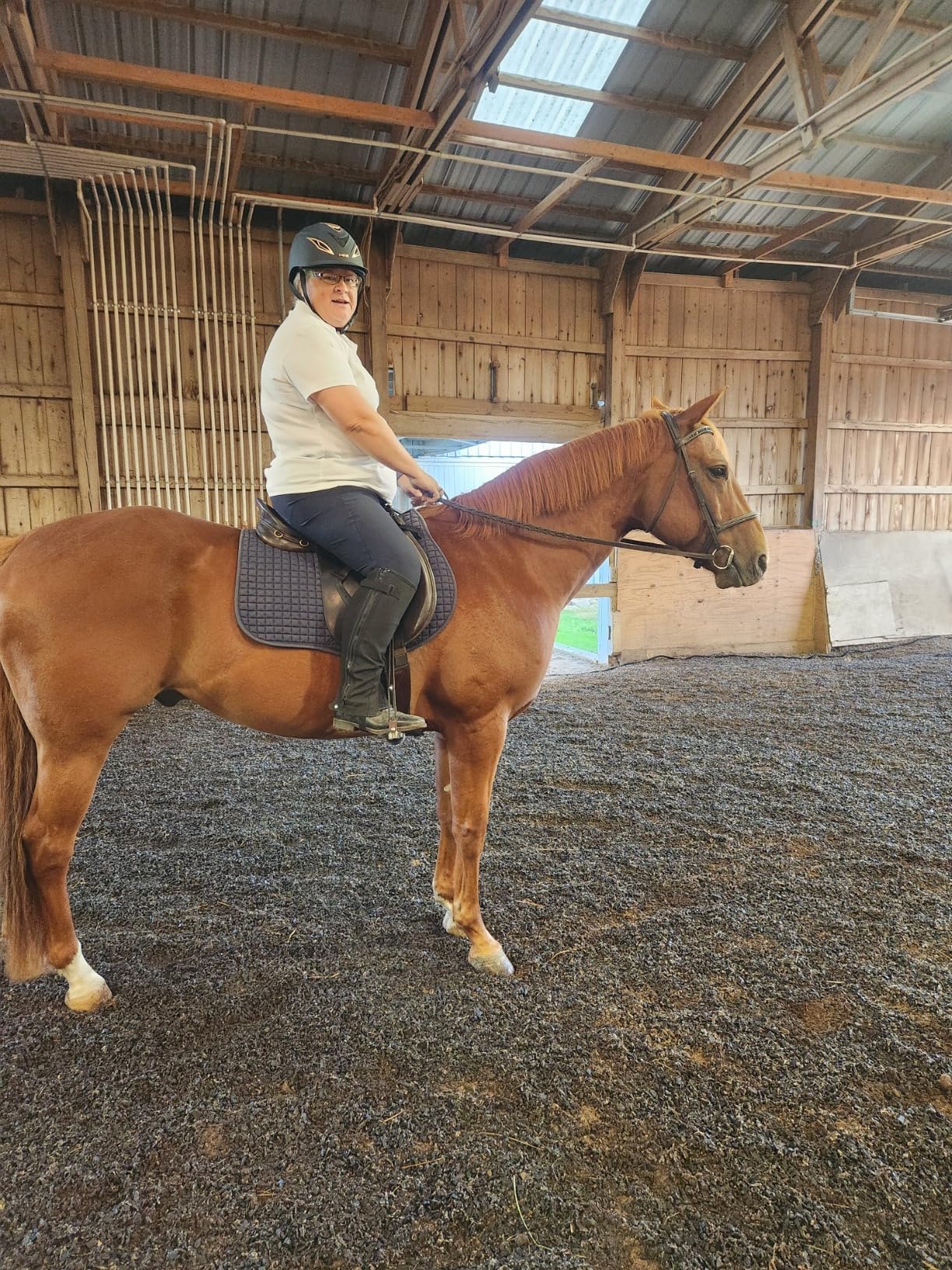 Unisex Adult Amara Synthetic Equestrian Half Chaps Black Leather Half Chaps (X-Small) customer photo 1