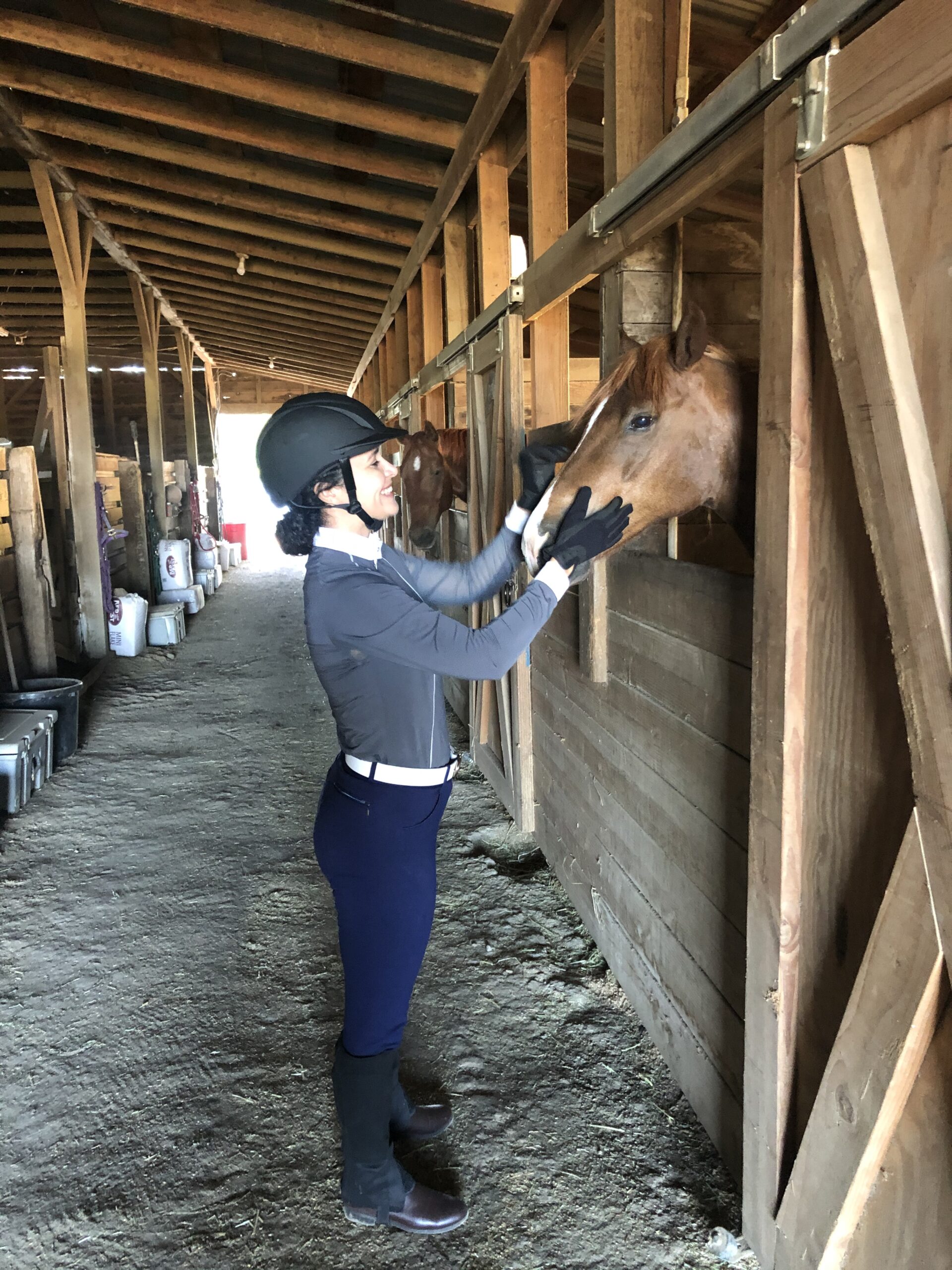 Unisex Adult Amara Synthetic Equestrian Half Chaps Black Leather Half Chaps (X-Small) customer photo 2