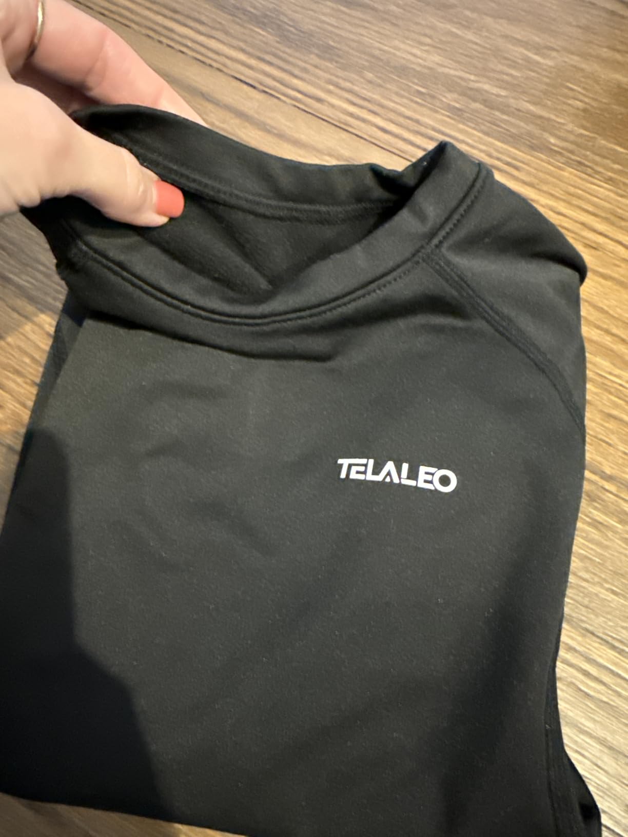 TELALEO Boys' Girls' Thermal Set Fleece Lined Underwear Set Kids Compression Shirts Athletic Sports Tops Leggings Baselayer customer photo 1