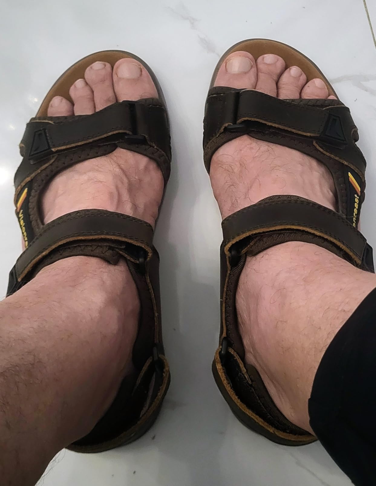 visionreast Mens Athletic Sandals Open Toe Hiking Outdoor Non-slip Sandals Air Cushion Sport Casual Beach Sandals customer photo 1