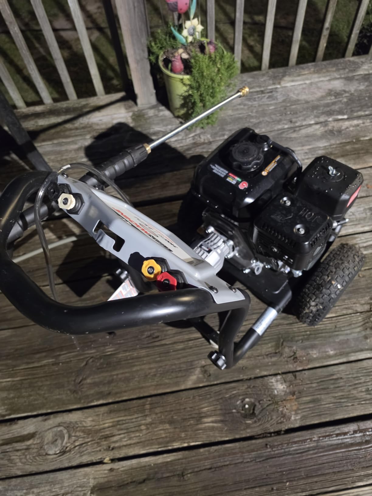 Simpson 3400 PSI Gas Pressure Washer, 2.5 GPM Residential Power Washer, Cold Water, 25' Hose, Clean Machine, 49-State Compliant (CM61083) customer photo 2