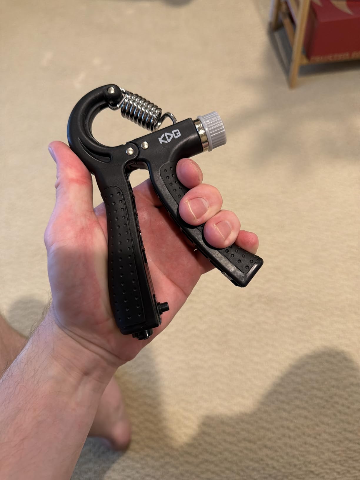 KDG Hand Grip Strengthener 2 Pack Adjustable Resistance 10-130 lbs Forearm Exerciser, Grip Strength Trainer for Muscle Building and Injury Recovery for Athletes customer photo 1