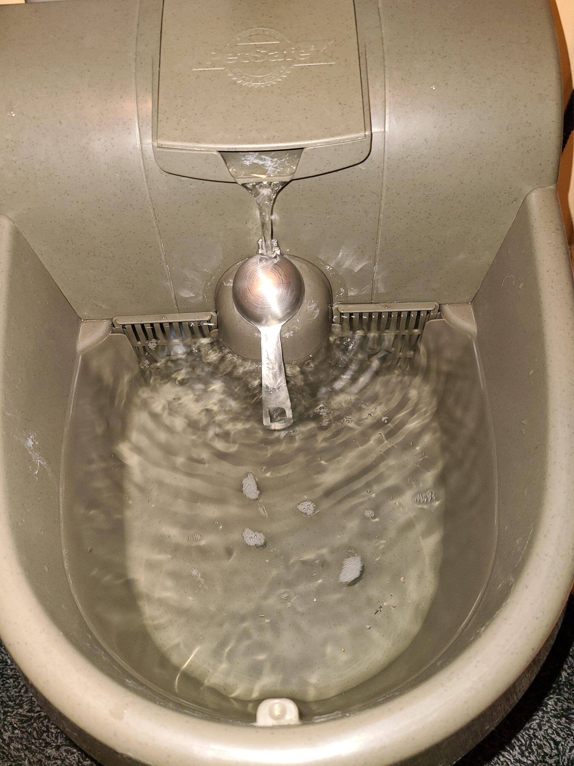 PetSafe Drinkwell Outdoor Dog Water Fountain - 2 Reservoirs - Encourages Hydration - 450 Ounces - Taupe customer photo 2