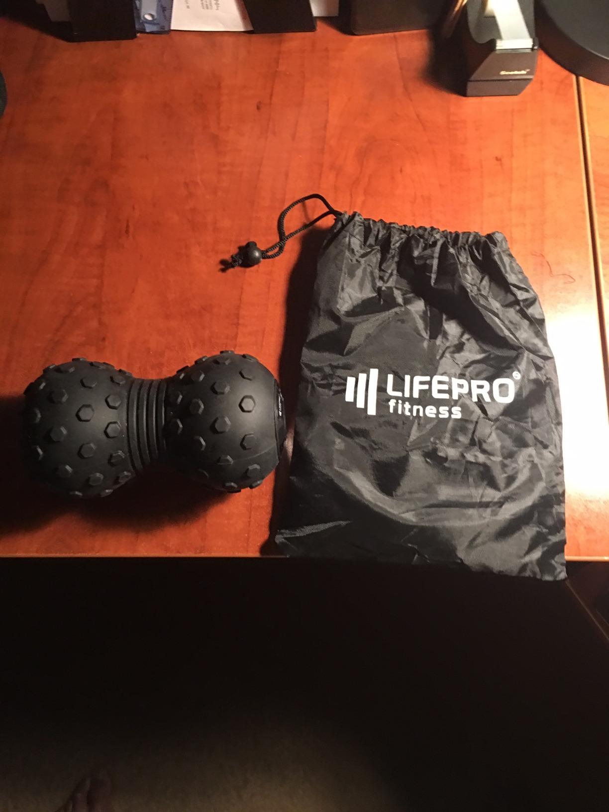 LifePro 4-Speed Vibrating Massage Ball - Peanut Massager Combines a Lacrosse Ball with Vibrating Foam Roller | Vibration Roller for Recovery, Mobility & Deep Tissue Trigger Point Therapy customer photo 2