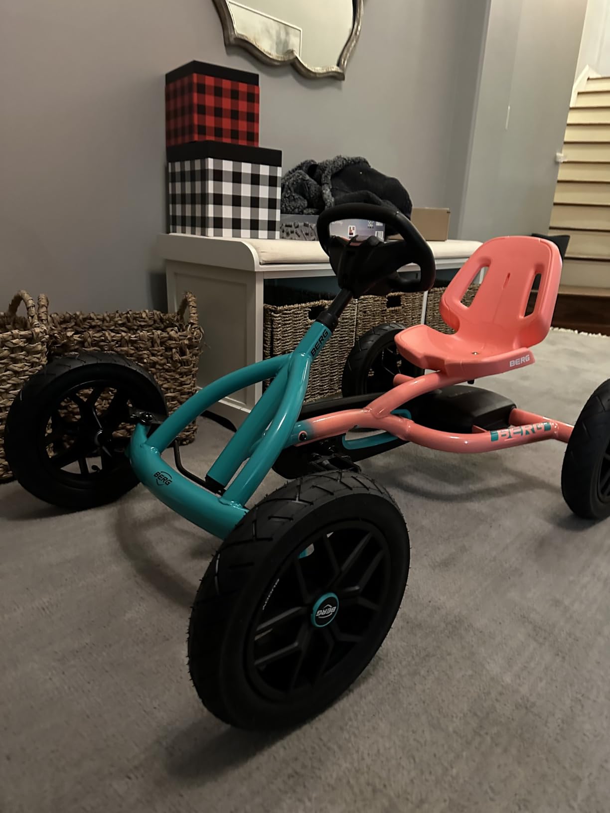 Berg Toys Buddy Blue Pedal Go Kart for Kids- Adjustable Ride On Toy for Ages 4-8 - Go Karts with BFR System and Adults Outdoor Pedal Car for Kids customer photo 2