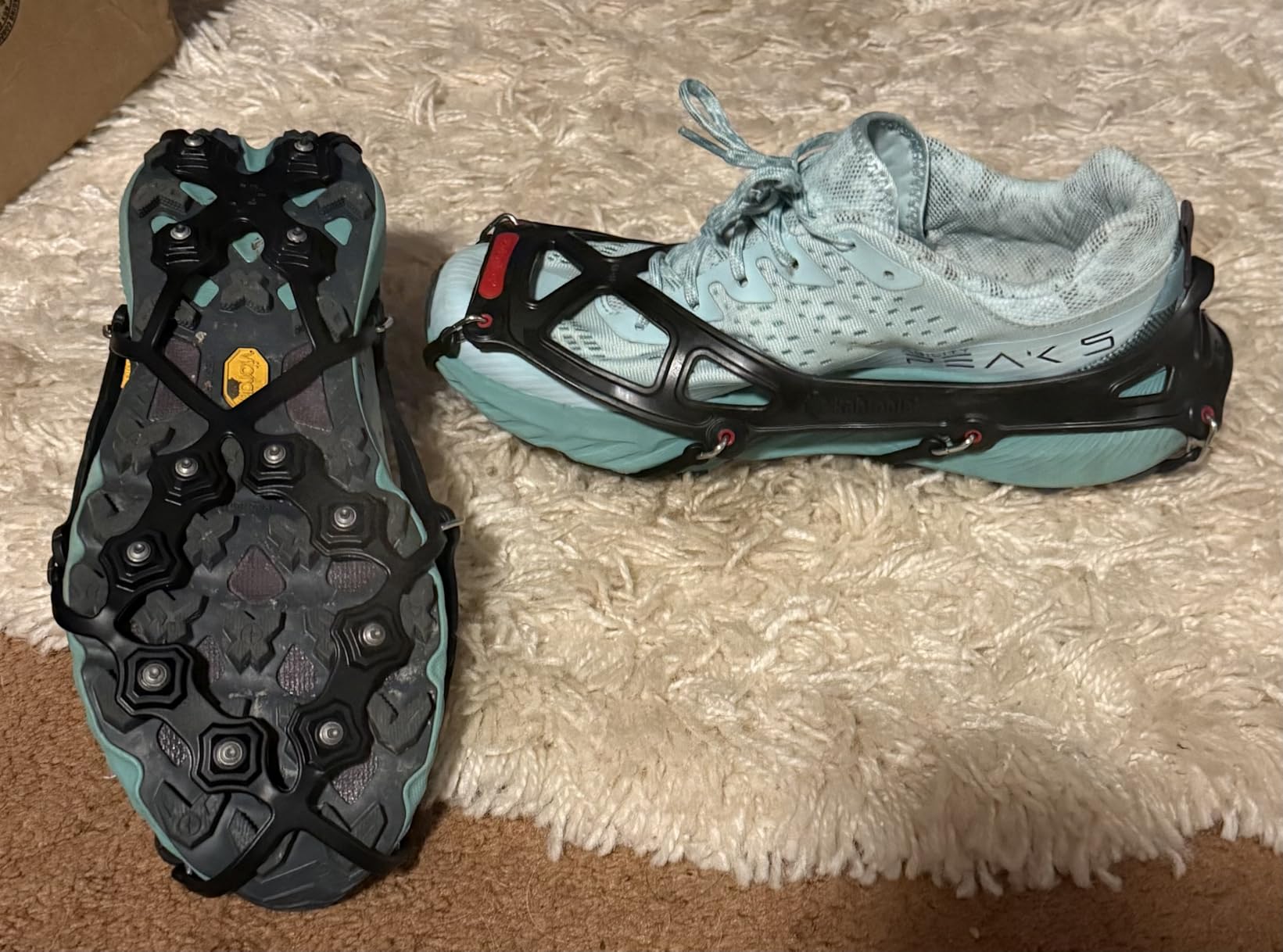 EXOspikes Footwear Traction for Winter Hiking & Running in Snow, Ice & Rocky Terrain customer photo 1