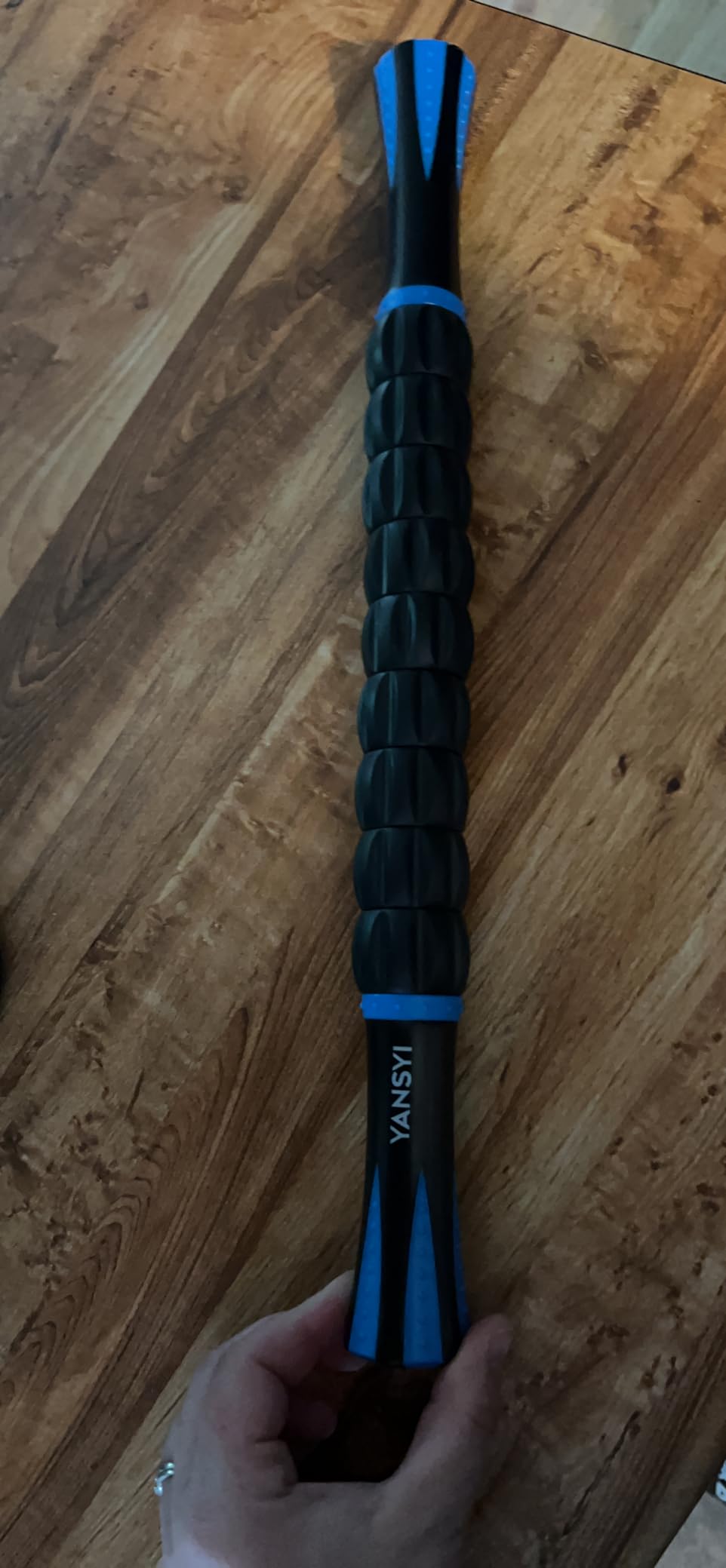 Professional 9-Roller Deep Tissue Massage Stick - Portable Muscle Recovery Roller for Athletes, Relieves Post-Workout Soreness & Leg/Back Pain customer photo 2
