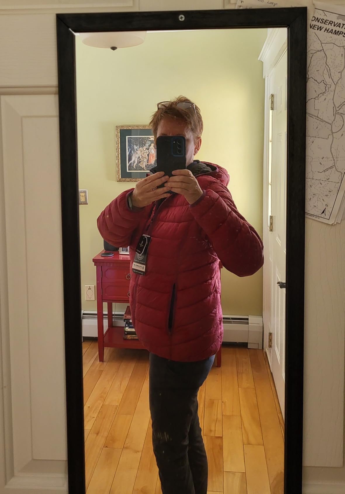 Little Donkey Andy Women's Packable Lightweight Puffer Jacket Hooded Windproof Winter Coat with Recycled Insulation customer photo 1