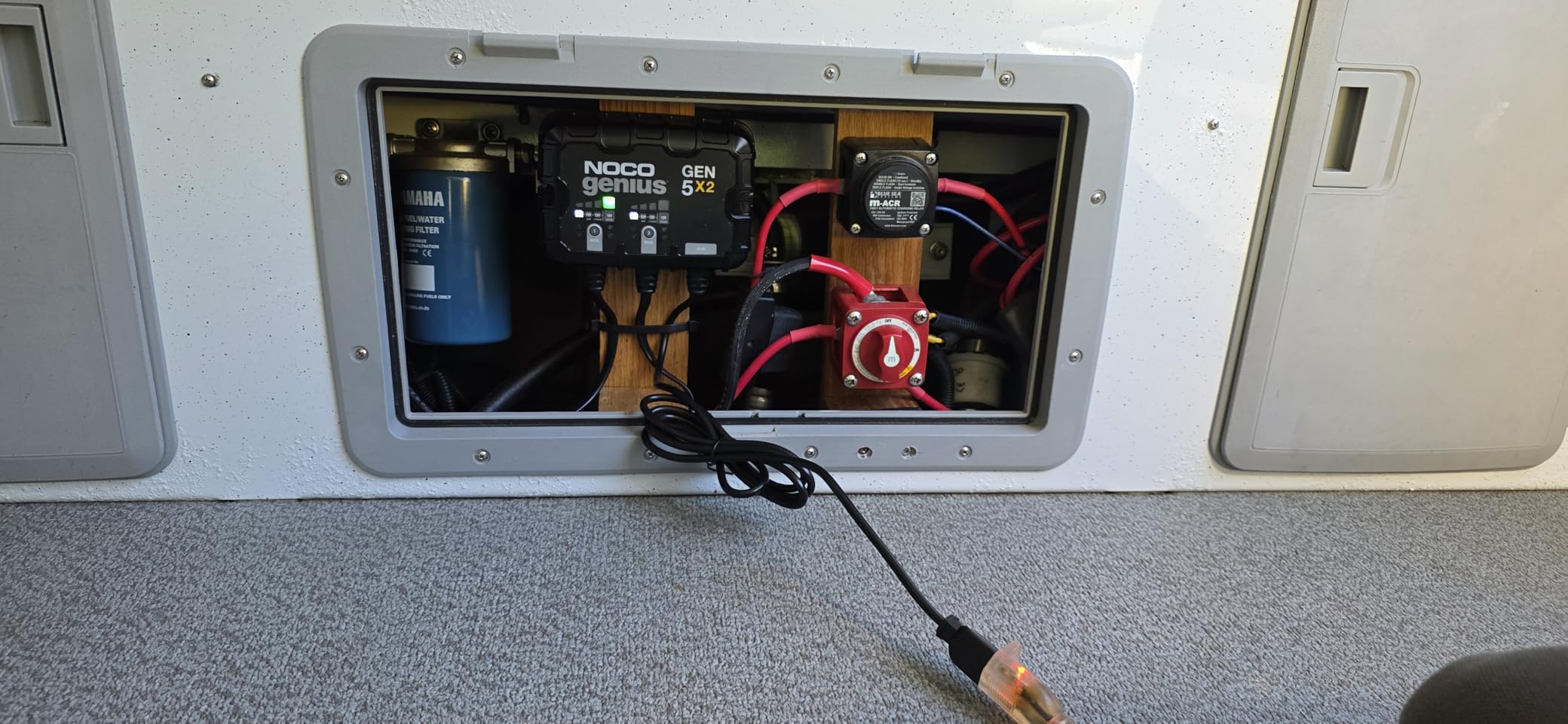NOCO Genius GEN5X2: 2-Bank, 10A Onboard Battery Charger - 5A Per Bank, 12V Waterproof Marine Charger with Overcharge Protection & Temperature Compensation - for Lead-Acid & Lithium Batteries customer photo 1