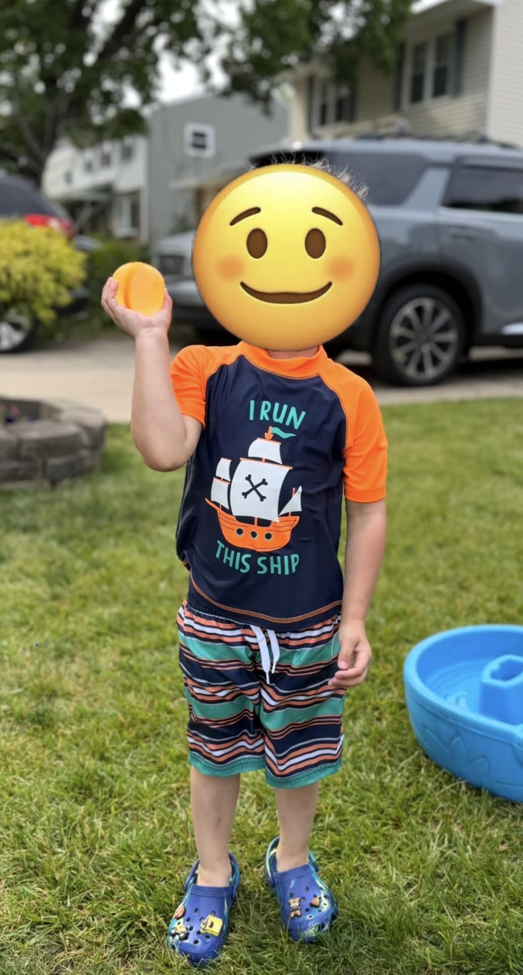 Simple Joys by Carter's Baby Boys' Swimsuit Trunk and Rashguard Set customer photo 1
